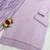 Lavender embroderied cotton semi-stitched salwar suit