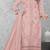 Light-pink embroderied cotton salwar suit