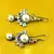 Micro Platted Moti Polki Cz Earing