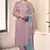 Lavendar embroderied silk salwar suit
