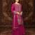 Maroon  embroidered chinon salwar suit