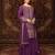 Purple  embroidered chinon salwar suit