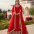 Red Georgette Sequins Anarkali set