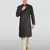 black embroidered kurta with cream pyjama - beaded wedding set