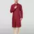 maroon embroidered kurta with cream pyjama - traditional wedding set