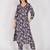 Women's cotton blend  floral printed kurta & pant with dupatta