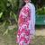 Women's cotton blend  floral printed kurta & pant with dupatta
