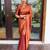 Rust Color Copper Zari Weaving Banarasi Art Silk saree