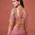 pink GEORGETTE sequin ZARI EMBROIDERED LEHENGA CHOLI