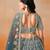 DOVE BLUE GEORGETTE SEQUINS ZARI EMBROIDERED LEHENGA CHOLI