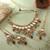 Multi color back side meena work kundan necklace set