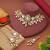 White color kundan necklace set