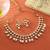 White color kundan necklace set