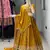 Mustard Color  Beads Embroidery Work With Sequence Fendy Satin Lehenga With Un-Stitched Blouse
