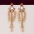 Rani color long kasmiri earrings