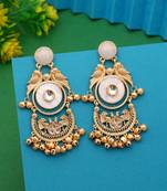 White color amrapali earrings