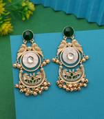 Green color amrapali earrings