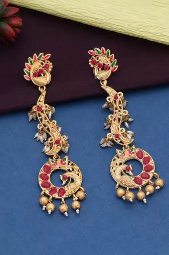 Rani color amrapali earrings