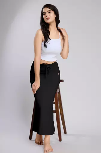 Pure cotton elastene fish cut saree shapewear petticoat for women, petticoat for saree, skirts for women, saree shaper