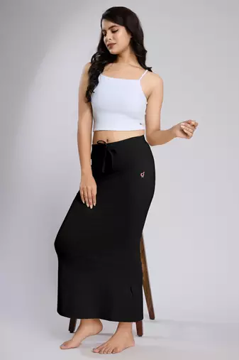 Pure cotton elastene fish cut saree shapewear petticoat for women, petticoat for saree, skirts for women, saree shaper