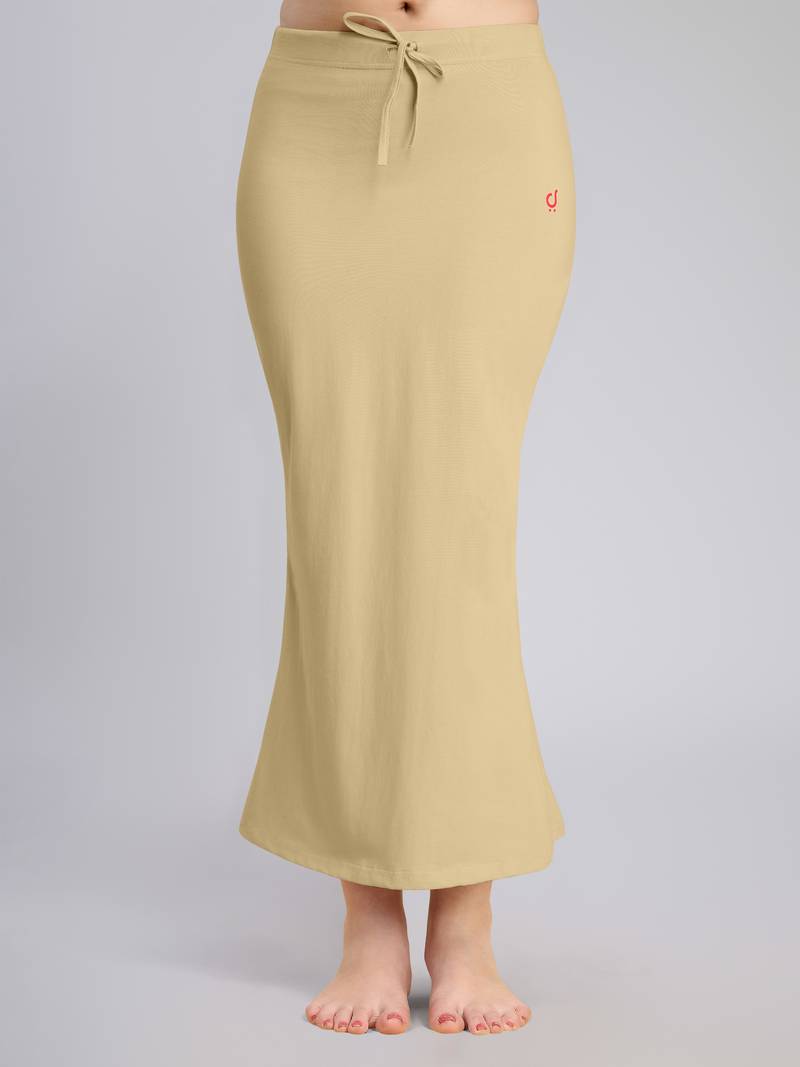 Pure cotton elastene fish cut saree shapewear petticoat for women, petticoat for saree, skirts for women, saree shaper