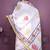 White Color Handloom Cotton Digital Printed Saree