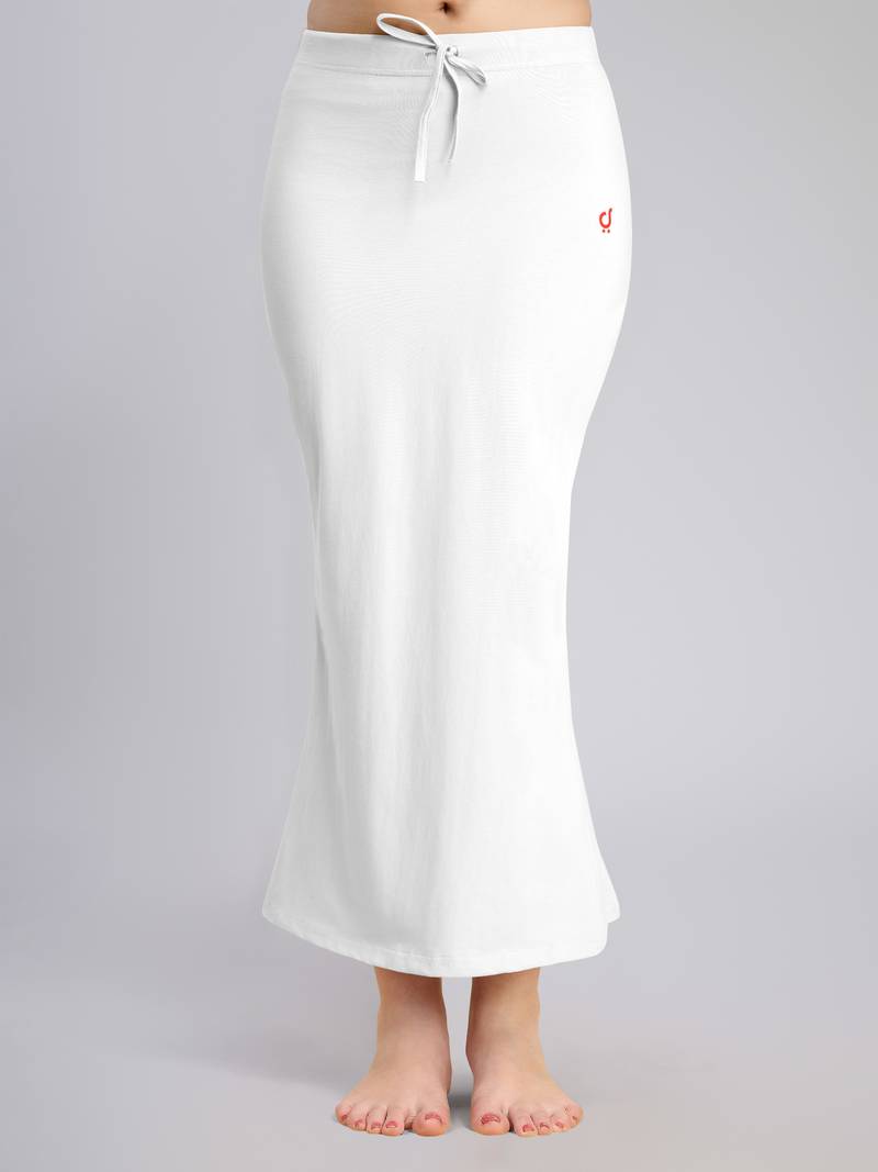 Pure cotton elastene fish cut saree shapewear petticoat for women, petticoat for saree, skirts for women, saree shaper