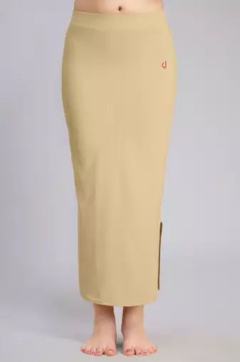 Trendmalls Pure cotton elastene straight saree shapewear petticoat for women, petticoat for saree, saree shaper