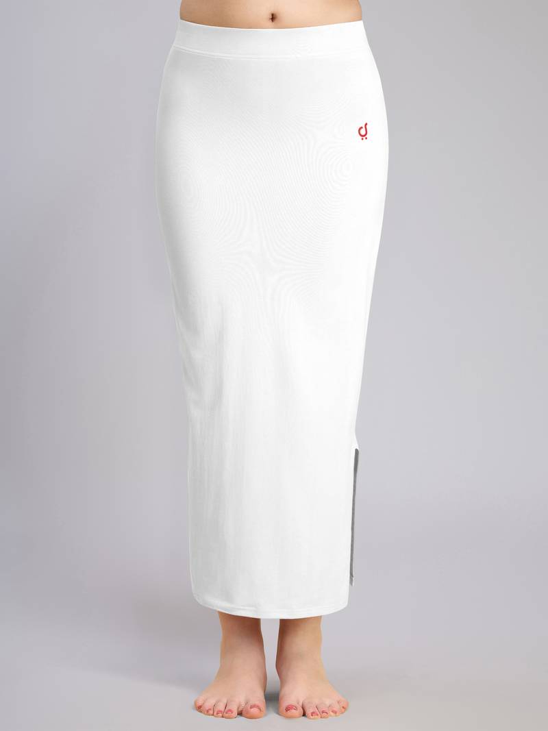 Pure cotton elastene straight saree shapewear petticoat for women, petticoat for saree, skirts for women, saree shaper