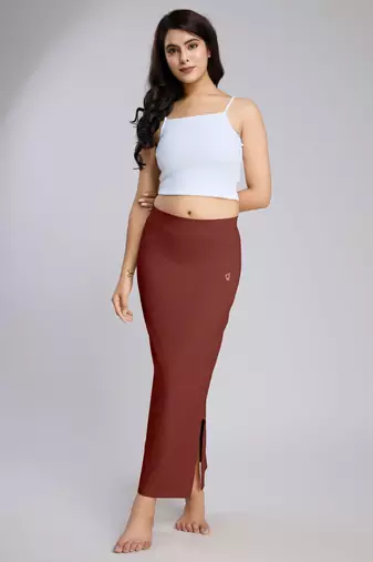 Pure cotton elastene straight saree shapewear petticoat for women, petticoat for saree, skirts for women, saree shaper