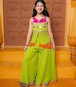 Multicolor embroidered  georgette  Co Ord Set