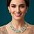 pearl mala light multi ad & cz cubic zerconia crystal gemstone jewelry set