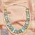 pearl mala light multi ad & cz cubic zerconia crystal gemstone jewelry set