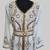 Off-White maroon color luxurious Handmade Moroccan Kaftan with hijjab