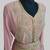 Peach color luxurious Handmade Moroccan Kaftan with hijjab