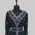 Black color luxurious Handmade Moroccan Kaftan with hijjab