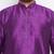 Men's purple silk blend kurta pyjama set