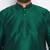 Men's gree silk blend kurta pyjama set