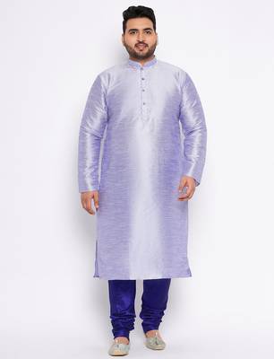 Men's hawa silk blend kurta pyjama set 1