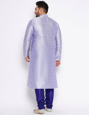 Men's hawa silk blend kurta pyjama set 3