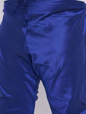 Men's hawa silk blend kurta pyjama set 5