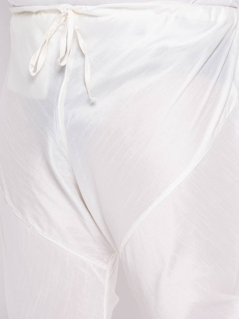 Men's navy blue silk blend kurta pyjama set