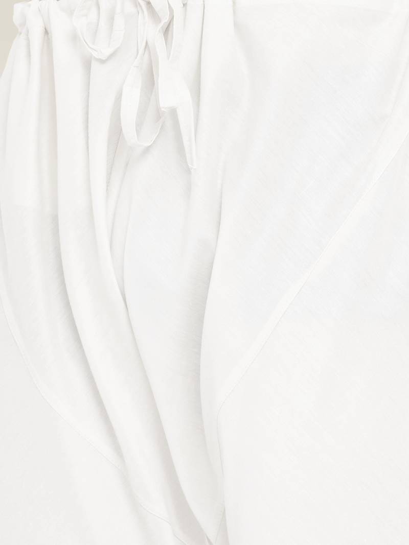 Men's purple and cream cotton blend kurta pyjama set