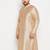 Men's gold silk blend kurta