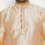 Men's gold silk blend kurta