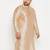 Men's gold silk blend kurta