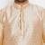 Men's gold silk blend kurta pyjama set
