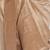 Men's beige and rose gold silk blend kurta and dhoti set