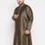 Men's Brown silk blend kurta