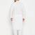 Men's white pure cotton kurta pyjama set
